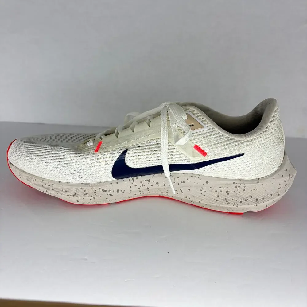 Nike Air Zoom Pegasus 40 Running Shoes White Obsidian Mens 13